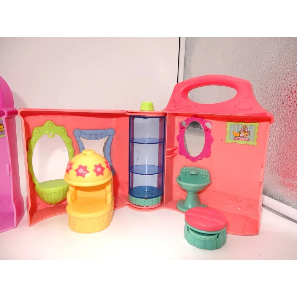 Littlest Pet Shop Doggie Diner Playset LPS Teeniest Hamster Hideawa Beauty Salon